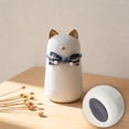 thumbnail image 1 of BotaniNest Ceramic For Cats Cute Cat Shaped Memorial Jar With Airtight Seal & Design Small Keepsake For Furry Memorial, 1 of 7