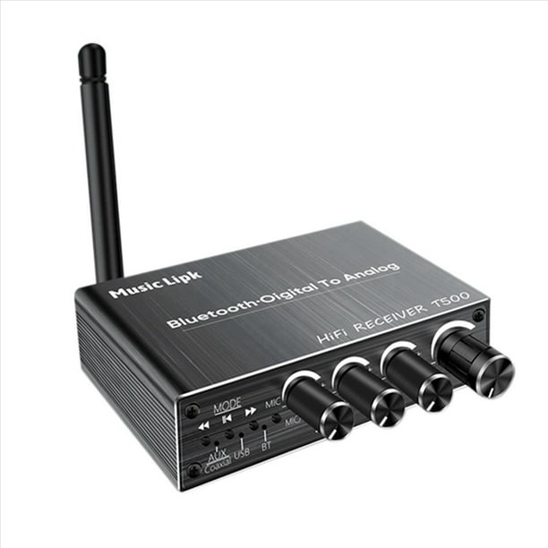 Receptor Transmisor AUX 3.5Mm ÓPtico Coaxial InaláMbrico MúSica Audio Adaptador Bluetooth 5.3 Convertidor Digital A AnalóGico