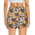 thumbnail image 4 of Xecao's Cute Cat for a double-layer running short for women, perfect for gym, tennis, and more, featuring a convenient pocket., 4 of 9