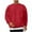 01 Red, variant on Hicidod Crew Neck Sweatshirt for Mens Long Sleeve Lightweight Tops Fashion Solid Loose Casual Workout Pullover Shirt