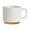 White, variant on 1PC Stackable Ceramic Coffee Mug 8 oz /260ml, Space-Saving Modular Design for Home and Outdoor Use, Microwave and Dishwasher Use White Cup for Latte, Cappuccino, Tea, and Cocoa