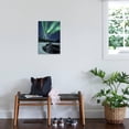 thumbnail image 3 of Art.com Aurora Borealis over Blafjellelva River in Troms County, Norway Stretched Canvas Print Wall Art by Stocktrek Images, 16" x 24", 3 of 4