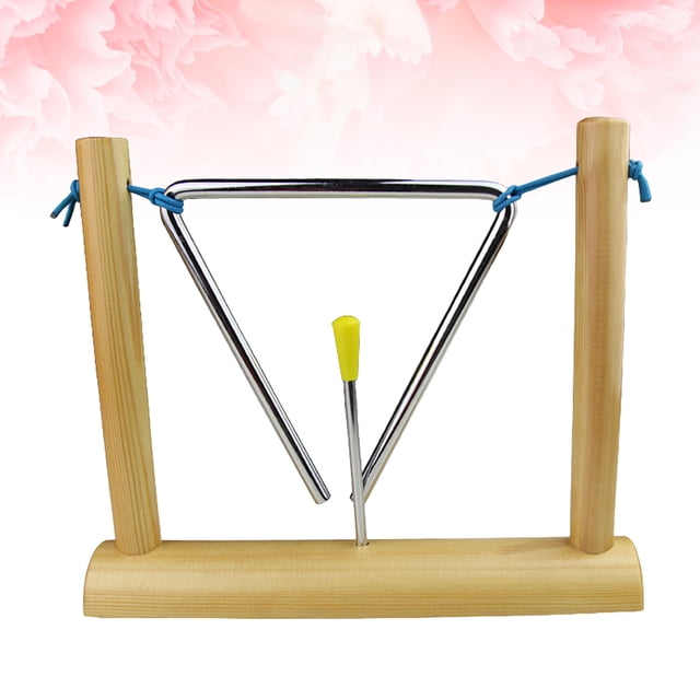 CHICHUMID Triangle Bell 1Set For Preschool Musical Instruments With Wood And Iron In Kindergarten