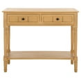 thumbnail image 2 of Safavieh Samantha Traditional 2 Drawer Solid Wood Console Table, Camel, 2 of 4