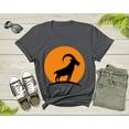 thumbnail image 3 of Cool Wild Goat Animal Horn Sunset Silhouette Capricorn T-Shirt Goat Lover Shirt Farm Animal Goat Gift Tshirt Farm Life Animal Lover Shirt, 3 of 8