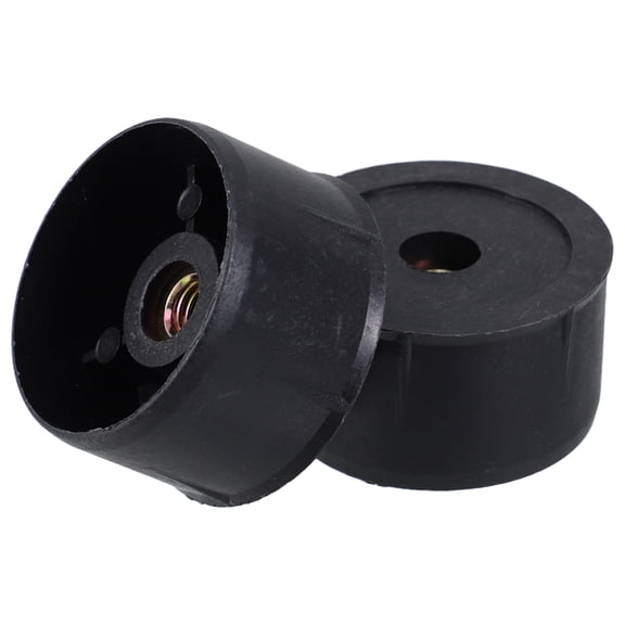 NICEXMAS Black Plastic Hole Plugs for Cat Climbing Frame Bridge, 2 Pieces Set