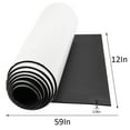 thumbnail image 2 of Backed Adhesive Foam Padding 1/8 Inch Thick x 12 Inch W x 59 Inch L, Black Thin Neoprene Sheets, Closed Cell Foam Sheet Roll, 2 of 7