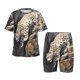 thumbnail image 1 of Balery Graceful Snow Leopard Conjunto de Pijama Infantil de Manga Corta con Estampado – Ropa de Dormir de Algodón Suave-XX-Large, 1 of 6