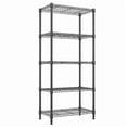 thumbnail image 4 of M MZG Estantería de Alambre de 5 Niveles, Estantes de Almacenamiento de Metal, Unidades de Estantería para Despensa de Cocina, Capacidad de 1250 lbs, Negro，35x60x158.7cm, 4 of 9