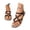 Black, variant on Women's Wide Width Flat Sandals, Flip Flop Casual Strapy Sandals on Summer Beach Shoes for Women.