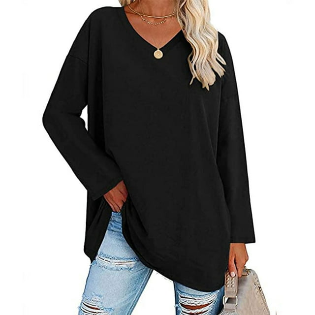 Suéter de color puro, blusa de mujer, camisa informal de manga larga, suéter de oficina de primera línea