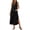 Black, variant on Bosfbaoi Dresses for Women Linen Blend Sleeveless Maxi Dress V-Neck Button Down Womens Dresses with Pockets and Side Slit Summer Dresses for Women 2026