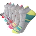 thumbnail image 3 of Nortag 6 Pairs Performance Socks for Women – Low Cut Running Socks with Cushioned Sole – Athletic Socks with Strong Arch Support, 3 of 5