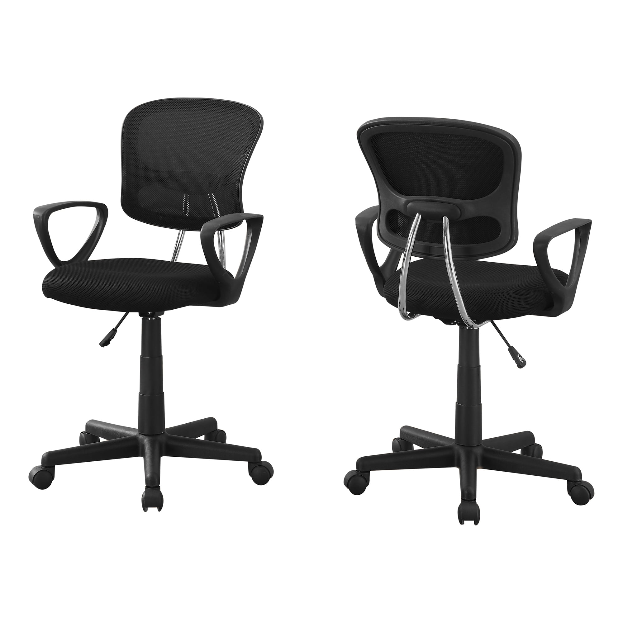 33" Foam, Metal, and Polypropylene Multi Position Office Chair