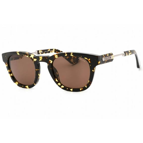 Police SPLF70M 0781 Men's Shiny Brown/Yellow Havana Sunglasses