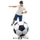 thumbnail image 3 of Balón de fútbol inflable GoFloats Giant negro y blanco de 76 cm, 3 of 6