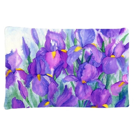 Purple Iris Fabric Standard Pillowcase