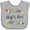 AC-Heather Grey, variant on Inktastic Gigis Girl- Bright Flowers Girls Baby Bib