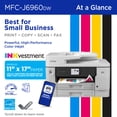 thumbnail image 3 of Brother INKvestment MCF-J6960DW Wireless Color Inkjet All-in-One Printer with 11”x17” capabilities and 3.5” Color Touchscreen, 3 of 10