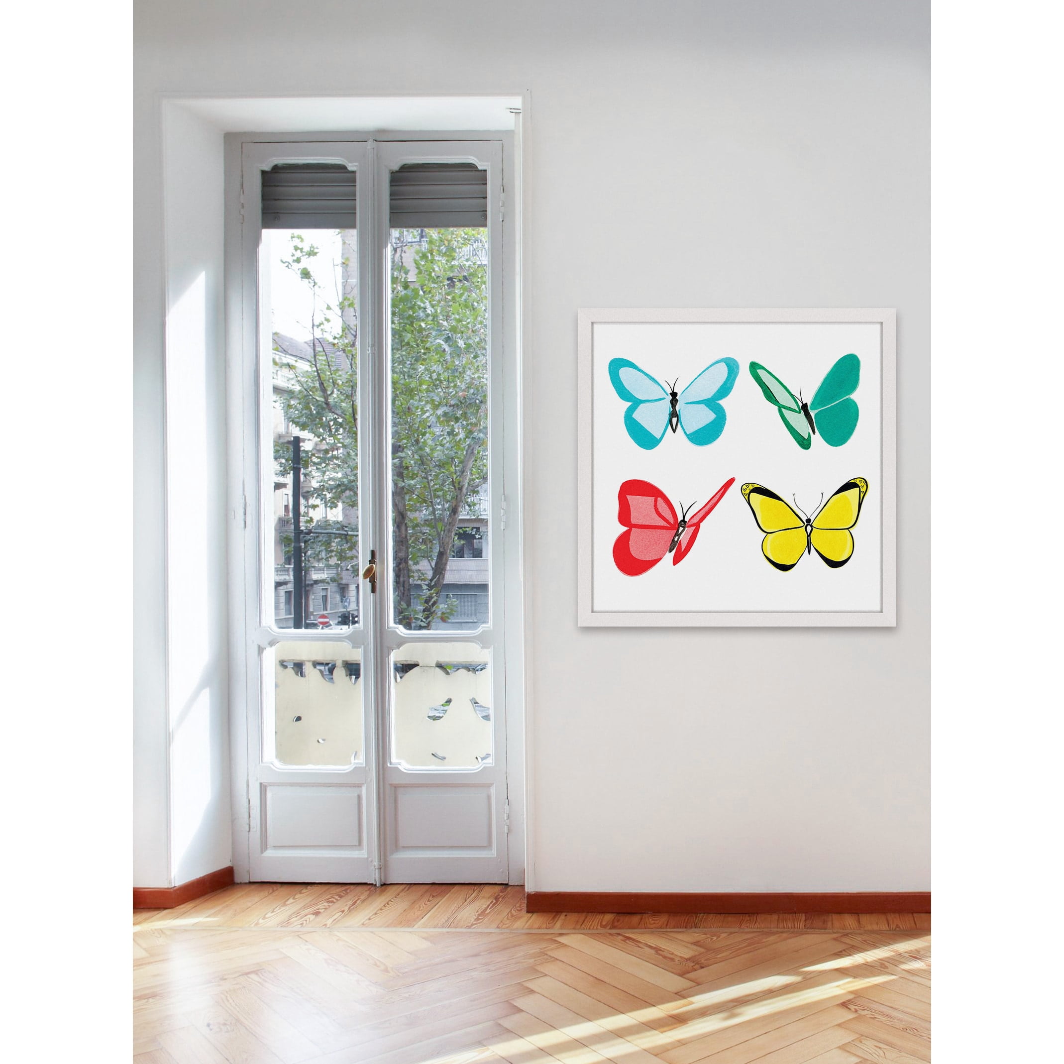 "Butterflies" by Molly Rosner Framed Painting Print