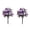 A003- Purple, variant on Outdoor Decorations for Yard, 2 Pcs 20X14 Inch Purple Pink Morning Glory Yard Stakes, Faux Outdoor Flowers for Lawn and Garden, Artificial Flowers for Decoration Outdoor Decor