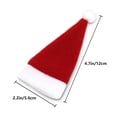 thumbnail image 2 of Mini Santa Hats for Crafts & Decor, Tiny Christmas Caps for Pets, Wine Bottles, and Lollipops, Festive Xmas Party Decorations for Table Settings and Silverware Holders, 2 of 7