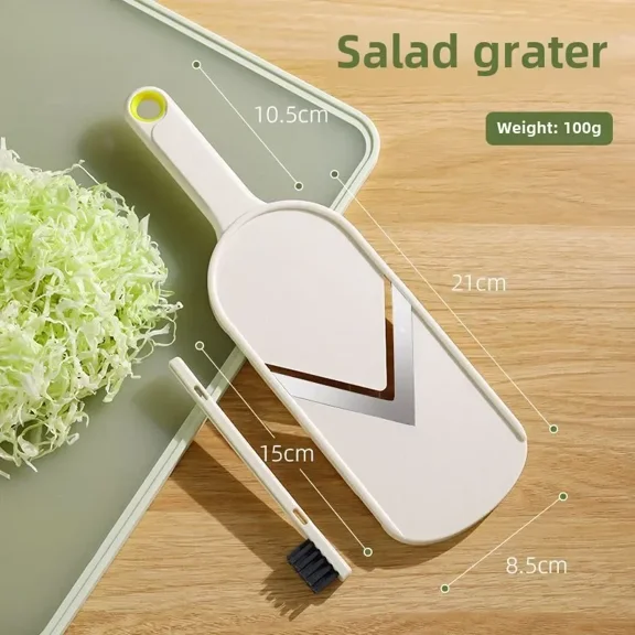 Vegetable Cutter Cabbage Grater, Onions Cucumbers Potatoes Cabbage Scraping for Salad Cutting, Slicing and Shredding KitchenTool
