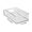 25.5x15.1x7.6cm, variant on Refrigerator Organizer Bins Stackable Fridge Food Storage Box With Handle Clear Plastic Pantry Freezer Organizer Tool