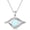 B02:Moonstone, variant on SISGEM Evil Eye Lab Grown Diamond Necklace Turkish Eye Gemstone Sterling Silver Eye Necklace for Women Greek Protection Pendant