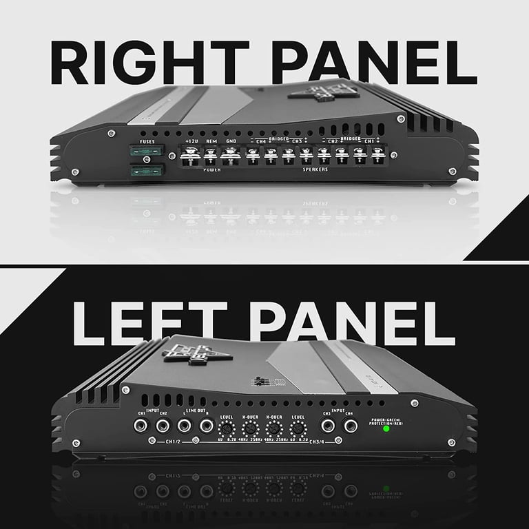 Lanzar 2000W 4 Channel High power Mosfet Amplifier - Walmart.com