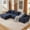 Blue|Left|105 in, variant on Aukfa 96" Cloud Sectional Sofa Deep Seat Boneless Couch Modular L-Shaped Couch, Right Chaise Corduroy Sofa for Living Room, Dark Gray