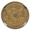 thumbnail image 3 of 1843 $5 Liberty Gold Half Eagle AU-53 NGC, 3 of 3
