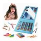 thumbnail image 3 of Drawing Art Kit Blue 280pcs Professional Portable Design PVC Material Interesting Educational Gifts Art Set Case, 3 of 3