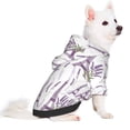 thumbnail image 2 of Fotbe Lavender Flowers Sudadera con Estampado para Perros Pequeños – Suéter con Capucha para Mascotas, Tela Suave de Forro Polar con Bolsillo-Small, 2 of 7