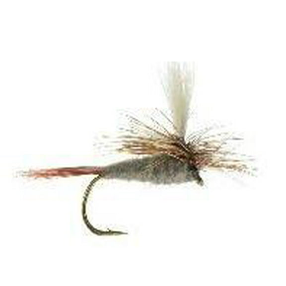 Feeder Creek Fly Fishing Trout Flies ADAMS PARACHUTE - One Dozen Size 12, 14
