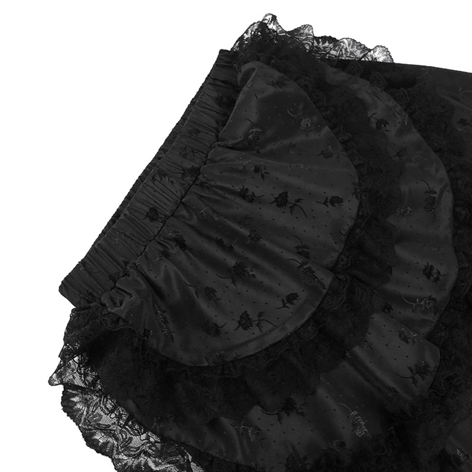 Jupe Noire Derek Heart - Taille 2X Plus - Coupe Asymétrique (courte Devant/longue Dos) - Neuve Avec étiquettes