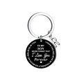 thumbnail image 2 of Creative DIY To My SON Black Stainless Steel Last Name 26 Letter Keychain 2.5cm, 2 of 8