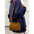 thumbnail image 2 of Kukuzhu Small Corduroy Tote Handbags Women Fashion Satchel Casual Zipper Crossbody Bag Hobo Bag Messenger Bag 2023, 2 of 8