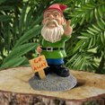 thumbnail image 3 of Escultura enana Miniatura Gnomo divertido Decoración Arte moderno Regalo creativo para amigos, 3 of 6