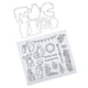 thumbnail image 2 of Fabricación de sellos transparentes, molde para hacer sellos TPR, suministros para manualidades de papel para álbum de recortes en relieve, 2 of 5