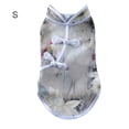 thumbnail image 2 of Ropa de mascotas vestidos cómodos estilo chino mascotas ropa de manga ancha cheongsam moda trajes coloridos suministros s tipo 2 AweSitey PT000680-07, 2 of 7