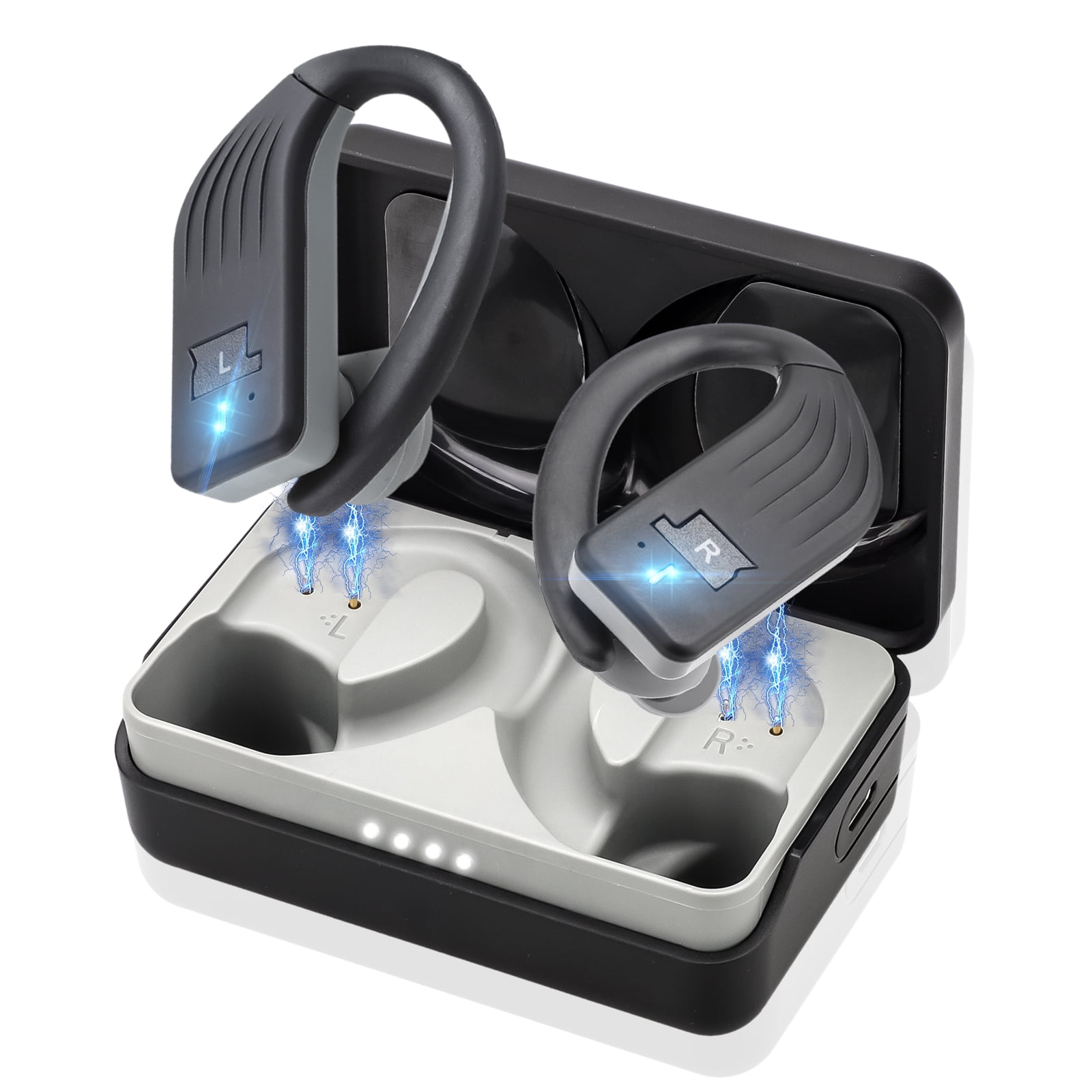 Z2 Wireless Earbuds, EEEKit True Wireless Bluetooth 5.0 Sports Earbuds, Waterproof Stereo HiFi Stereo Sound Earphones Headphones for Running Sport Gym Fit for iPhone Samsung Android