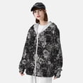thumbnail image 3 of Lsque Rose Flowers UPF 50+ Lightweight Sun Protection Men's Women's Long Sleeve Shirt, Hoodie Performance -Large, 3 of 9