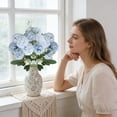 thumbnail image 6 of Cheapark Artificial Chrysanthemum Flowers Fake Floral Bouquets for Home Living Room Dining Table Indoor Decorative Use, 6 of 6