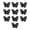 Black, variant on Giaone Embroidery Butterfly Appliques Sew On Patches for Sewing Craft Wedding Dress