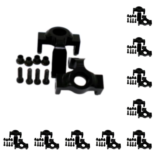 Bewildely Copa de dirección de rendimiento RC Car S para ECX 1/12 Rc RGT 136100 negro negro 10Conjunto