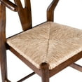 thumbnail image 7 of Boraam Wishbone Counter Height Bar Stool with Woven Rush Seat in Cappuccino Finish, 7 of 7