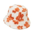thumbnail image 1 of Gorro de pescador de felpa suave con pelo de conejo sintético para invierno, bonito gorro de pescador, gorro de sol grueso y cálido para exteriores a la moda para mujer, 1 of 6