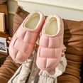 thumbnail image 5 of Aayomet Women's Bedroom Slippers Comfy Memory Foam Plush Anti-Skid Indoor/Outdoor Slippers,Pink 37, 5 of 5