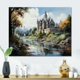 thumbnail image 2 of Designart "Castles captivate Stronghold III" Architecture Metal Wall Decor, 2 of 5